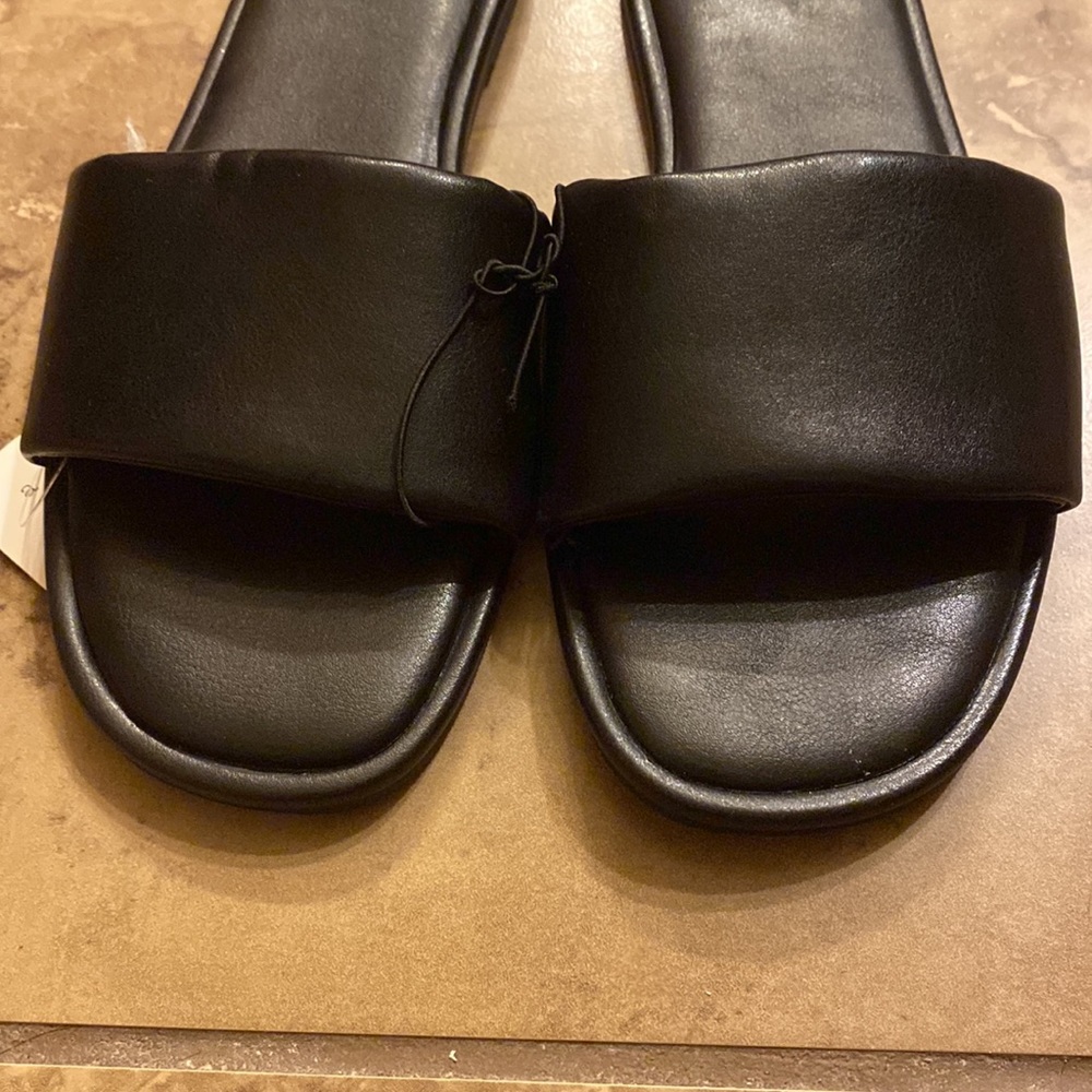 (163) NWT Women’s Black LuLu Flats by a new day. Size 5W - Picture 2 of 11